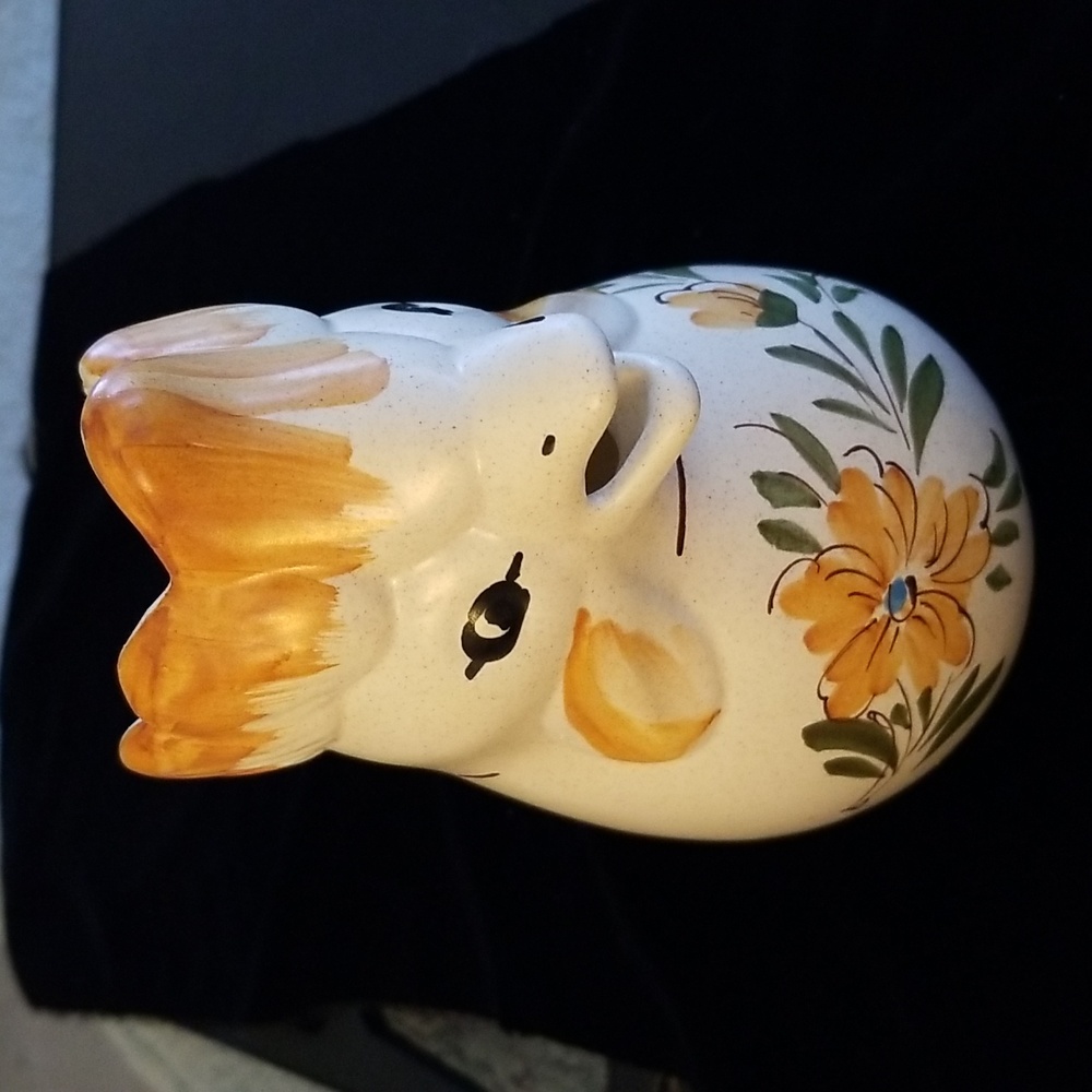 Italian Ceramic Rooster Jug